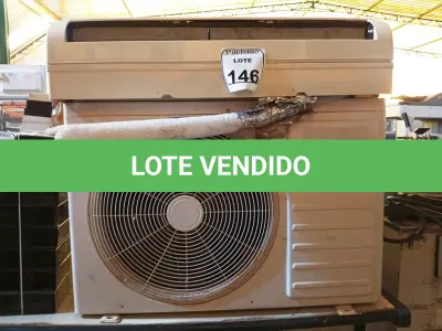 LOTE 146 - 01 AR CONDICIONADO CARRIER 12000BTUS. (NO ESTADO) ATENÇÃO! FAZER A VISITAÇÃO ANTES DE ARREMATAR, NÃO SABEMOS SE FUNCIONA. LEILÃO NÃO TEM GARANTIA E NEM DEVOLUÇÃO, SUJEITO A POSSÍVEIS AVARIAS VISÍVEIS/OCULTAS E/OU AUSÊNCIA DE COMPONENTES.