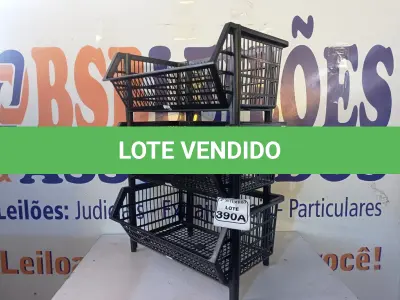 LOTE 390 - 03 CESTAS ORGANIZADORA PARA FRUTAS OU FERRAMENTAS (NO ESTADO) ATENÇÃO! FAZER A VISITAÇÃO ANTES DE ARREMATAR, NÃO SABEMOS SE FUNCIONA. LEILÃO NÃO TEM GARANTIA E NEM DEVOLUÇÃO, SUJEITO A POSSÍVEIS AVARIAS VISÍVEIS/OCULTAS E/OU AUSÊNCIA DE COMPONENTES.