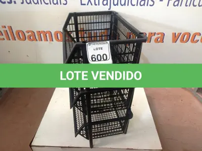 LOTE 600 - 03 CESTOS. (NO ESTADO) ATENÇÃO! FAZER A VISITAÇÃO ANTES DE ARREMATAR, NÃO SABEMOS SE FUNCIONA. LEILÃO NÃO TEM GARANTIA E NEM DEVOLUÇÃO, SUJEITO A POSSÍVEIS AVARIAS VISÍVEIS/OCULTAS E/OU AUSÊNCIA DE COMPONENTES.