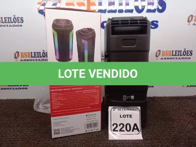 LOTE 220 - 01 CAIXA DE SOM MULTIMIDIA PORTÁTIL XTRAD MODELO CS-20(NOVO). (NO ESTADO) ATENÇÃO! FAZER A VISITAÇÃO ANTES DE ARREMATAR, NÃO SABEMOS SE FUNCIONA. LEILÃO NÃO TEM GARANTIA E NEM DEVOLUÇÃO, SUJEITO A POSSÍVEIS AVARIAS VISÍVEIS/OCULTAS E/OU AUSÊNCIA DE COMPONENTES.