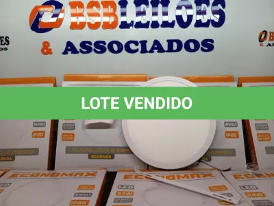 LOTE 151 - 10 LUMINÁRIAS ECONOMAX DE SOBREPOR LED. (NO ESTADO) ATENÇÃO! FAZER A VISITAÇÃO ANTES DE ARREMATAR, NÃO SABEMOS SE FUNCIONA. LEILÃO NÃO TEM GARANTIA E NEM DEVOLUÇÃO, SUJEITO A POSSÍVEIS AVARIAS VISÍVEIS/OCULTAS E/OU AUSÊNCIA DE COMPONENTES.
