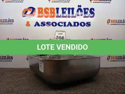 LOTE 556 - 01 CUBA INOX N3 AÇO 430 3.1/2 40X34X14 FABRINOX (NO ESTADO) ATENÇÃO! FAZER A VISITAÇÃO ANTES DE ARREMATAR, NÃO SABEMOS SE FUNCIONA. LEILÃO NÃO TEM GARANTIA E NEM DEVOLUÇÃO, SUJEITO A POSSÍVEIS AVARIAS VISÍVEIS/OCULTAS E/OU AUSÊNCIA DE COMPONENTES.