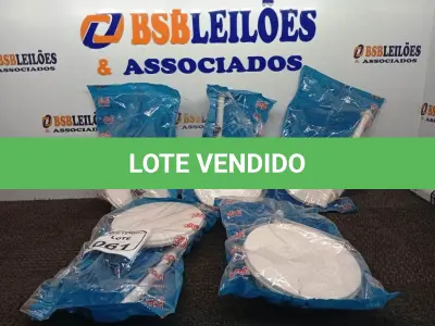LOTE 061 - 05 CHUVEIRO C/BRAÇO 8" DE 1/2" PVC BR HERC.(NO ESTADO) ATENÇÃO! FAZER A VISITAÇÃO ANTES DE ARREMATAR, NÃO SABEMOS SE FUNCIONA. LEILÃO NÃO TEM GARANTIA E NEM DEVOLUÇÃO, SUJEITO A POSSÍVEIS AVARIAS VISÍVEIS/OCULTAS E/OU AUSÊNCIA DE COMPONENTES.