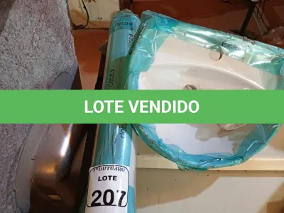 LOTE 207 - 01 CUBA DECA P/ LAVATÓRIO C/ COLUNA. (NO ESTADO) ATENÇÃO! FAZER A VISITAÇÃO ANTES DE ARREMATAR, NÃO SABEMOS SE FUNCIONA. LEILÃO NÃO TEM GARANTIA E NEM DEVOLUÇÃO, SUJEITO A POSSÍVEIS AVARIAS VISÍVEIS/OCULTAS E/OU AUSÊNCIA DE COMPONENTES.