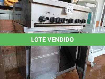 LOTE 579 - 01 SUCATA DE CHAPA A GÁS COM O CARRINHO. (NO ESTADO) ATENÇÃO! FAZER A VISITAÇÃO ANTES DE ARREMATAR, NÃO SABEMOS SE FUNCIONA. LEILÃO NÃO TEM GARANTIA E NEM DEVOLUÇÃO, SUJEITO A POSSÍVEIS AVARIAS VISÍVEIS/OCULTAS E/OU AUSÊNCIA DE COMPONENTES.