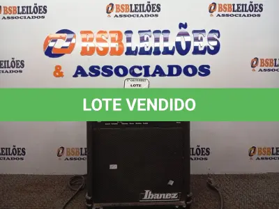 LOTE 026 - 01 CAIXA AMPLIFICADA IBANEZ 110V. (NO ESTADO) ATENÇÃO! FAZER A VISITAÇÃO ANTES DE ARREMATAR, NÃO SABEMOS SE FUNCIONA. LEILÃO NÃO TEM GARANTIA E NEM DEVOLUÇÃO, SUJEITO A POSSÍVEIS AVARIAS VISÍVEIS/OCULTAS E/OU AUSÊNCIA DE COMPONENTES.