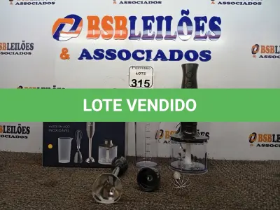 LOTE 315 - 01 MIXER ELECTROLUX EM INOX COR CINZA 110V. (NOVO). (NO ESTADO) ATENÇÃO! FAZER A VISITAÇÃO ANTES DE ARREMATAR, NÃO SABEMOS SE FUNCIONA. LEILÃO NÃO TEM GARANTIA E NEM DEVOLUÇÃO, SUJEITO A POSSÍVEIS AVARIAS VISÍVEIS/OCULTAS E/OU AUSÊNCIA DE COMPONENTES.