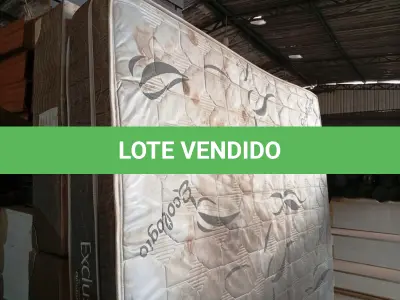 LOTE 531 - 01 BASE E 01 COLCHÃO DE CASAL. (NO ESTADO) ATENÇÃO! FAZER A VISITAÇÃO ANTES DE ARREMATAR, NÃO SABEMOS SE FUNCIONA. LEILÃO NÃO TEM GARANTIA E NEM DEVOLUÇÃO, SUJEITO A POSSÍVEIS AVARIAS VISÍVEIS/OCULTAS E/OU AUSÊNCIA DE COMPONENTES.