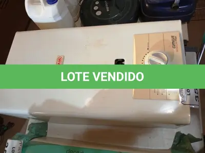LOTE 353 - 01 AQUECEDOR A GÁS. (NO ESTADO) ATENÇÃO! FAZER A VISITAÇÃO ANTES DE ARREMATAR, NÃO SABEMOS SE FUNCIONA. LEILÃO NÃO TEM GARANTIA E NEM DEVOLUÇÃO, SUJEITO A POSSÍVEIS AVARIAS VISÍVEIS/OCULTAS E/OU AUSÊNCIA DE COMPONENTES.