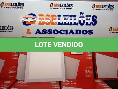 LOTE 362 - 09 LUMINÁRIAS DE LED PAINEL SLIM KIAN 18W 100-240V.  (NO ESTADO) ATENÇÃO! FAZER A VISITAÇÃO ANTES DE ARREMATAR, NÃO SABEMOS SE FUNCIONA. LEILÃO NÃO TEM GARANTIA E NEM DEVOLUÇÃO, SUJEITO A POSSÍVEIS AVARIAS VISÍVEIS/OCULTAS E/OU AUSÊNCIA DE COMPONENTES.