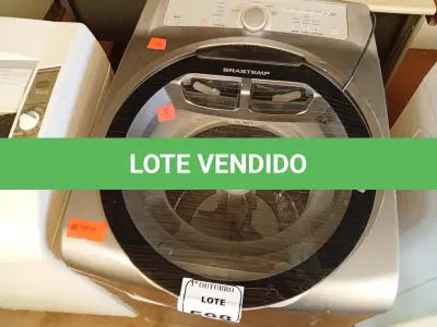 LOTE 508 - 01 MÁQUINA DE LAVAR ROUPAS BRASTEMP. (NO ESTADO) ATENÇÃO! FAZER A VISITAÇÃO ANTES DE ARREMATAR, NÃO SABEMOS SE FUNCIONA. LEILÃO NÃO TEM GARANTIA E NEM DEVOLUÇÃO, SUJEITO A POSSÍVEIS AVARIAS VISÍVEIS/OCULTAS E/OU AUSÊNCIA DE COMPONENTES.