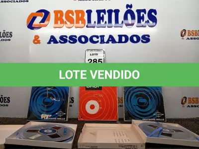 LOTE 285 - 05 FITAS DE ROLO P/ GRAVADOR. (NO ESTADO) ATENÇÃO! FAZER A VISITAÇÃO ANTES DE ARREMATAR, NÃO SABEMOS SE FUNCIONA. LEILÃO NÃO TEM GARANTIA E NEM DEVOLUÇÃO, SUJEITO A POSSÍVEIS AVARIAS VISÍVEIS/OCULTAS E/OU AUSÊNCIA DE COMPONENTES.