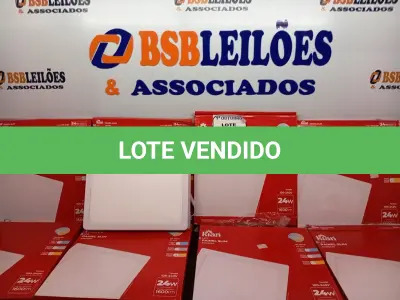 LOTE 457 - 10 LUMINÁRIAS DE LED PAINEL SLIM KIAN 18W 100-240V.  (NO ESTADO) ATENÇÃO! FAZER A VISITAÇÃO ANTES DE ARREMATAR, NÃO SABEMOS SE FUNCIONA. LEILÃO NÃO TEM GARANTIA E NEM DEVOLUÇÃO, SUJEITO A POSSÍVEIS AVARIAS VISÍVEIS/OCULTAS E/OU AUSÊNCIA DE COMPONENTES.