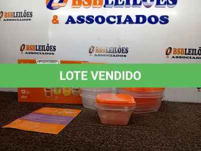 LOTE 306 - 01 CONJUNTO DE POTES DE PLÁSTICO C/ 12 UNIDADES (NOVO). (NO ESTADO) ATENÇÃO! FAZER A VISITAÇÃO ANTES DE ARREMATAR, NÃO SABEMOS SE FUNCIONA. LEILÃO NÃO TEM GARANTIA E NEM DEVOLUÇÃO, SUJEITO A POSSÍVEIS AVARIAS VISÍVEIS/OCULTAS E/OU AUSÊNCIA DE COMPONENTES.