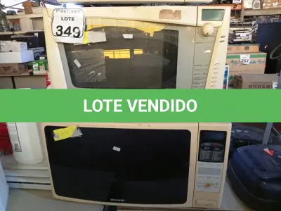 LOTE 349 - 03 MICRO-ONDAS MARCAS E MODELOS DIVERSOS SEM PRATOS. (NO ESTADO) ATENÇÃO! FAZER A VISITAÇÃO ANTES DE ARREMATAR, NÃO SABEMOS SE FUNCIONA. LEILÃO NÃO TEM GARANTIA E NEM DEVOLUÇÃO, SUJEITO A POSSÍVEIS AVARIAS VISÍVEIS/OCULTAS E/OU AUSÊNCIA DE COMPONENTES.