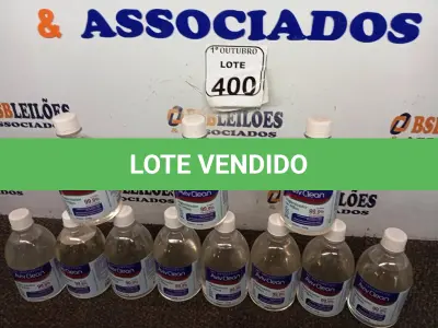 LOTE 400 - 12 POTES DE ÁLCOOL-GEL AVIV CLEAN DE 500ML CADA. (NO ESTADO) ATENÇÃO! FAZER A VISITAÇÃO ANTES DE ARREMATAR, NÃO SABEMOS SE FUNCIONA. LEILÃO NÃO TEM GARANTIA E NEM DEVOLUÇÃO, SUJEITO A POSSÍVEIS AVARIAS VISÍVEIS/OCULTAS E/OU AUSÊNCIA DE COMPONENTES.