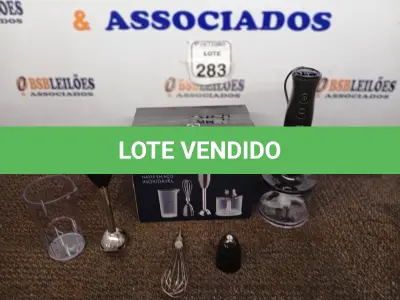 LOTE 283 - 01 MIXER ELECTROLUX EM INOX COR CINZA 110V. (NOVO). (NO ESTADO) ATENÇÃO! FAZER A VISITAÇÃO ANTES DE ARREMATAR, NÃO SABEMOS SE FUNCIONA. LEILÃO NÃO TEM GARANTIA E NEM DEVOLUÇÃO, SUJEITO A POSSÍVEIS AVARIAS VISÍVEIS/OCULTAS E/OU AUSÊNCIA DE COMPONENTES.