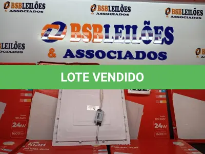 LOTE 362 - 09 LUMINÁRIAS DE LED PAINEL SLIM KIAN 18W 100-240V.  (NO ESTADO) ATENÇÃO! FAZER A VISITAÇÃO ANTES DE ARREMATAR, NÃO SABEMOS SE FUNCIONA. LEILÃO NÃO TEM GARANTIA E NEM DEVOLUÇÃO, SUJEITO A POSSÍVEIS AVARIAS VISÍVEIS/OCULTAS E/OU AUSÊNCIA DE COMPONENTES.