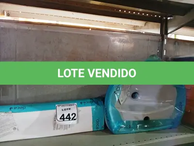 LOTE 442 - 01 CUBA DECA P/ LAVATÓRIO C/ COLUNA. (NO ESTADO) ATENÇÃO! FAZER A VISITAÇÃO ANTES DE ARREMATAR, NÃO SABEMOS SE FUNCIONA. LEILÃO NÃO TEM GARANTIA E NEM DEVOLUÇÃO, SUJEITO A POSSÍVEIS AVARIAS VISÍVEIS/OCULTAS E/OU AUSÊNCIA DE COMPONENTES.