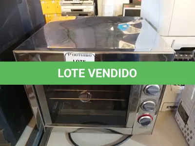 LOTE 261 - 01 FORNO ELÉTRICO LAYR EM INOX. (NO ESTADO) ATENÇÃO! FAZER A VISITAÇÃO ANTES DE ARREMATAR, NÃO SABEMOS SE FUNCIONA. LEILÃO NÃO TEM GARANTIA E NEM DEVOLUÇÃO, SUJEITO A POSSÍVEIS AVARIAS VISÍVEIS/OCULTAS E/OU AUSÊNCIA DE COMPONENTES.
