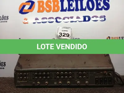 LOTE 329 - 01 RECEIVER MIX GRADIENTE STÉREO 06 CANAIS. (NO ESTADO) ATENÇÃO! FAZER A VISITAÇÃO ANTES DE ARREMATAR, NÃO SABEMOS SE FUNCIONA. LEILÃO NÃO TEM GARANTIA E NEM DEVOLUÇÃO, SUJEITO A POSSÍVEIS AVARIAS VISÍVEIS/OCULTAS E/OU AUSÊNCIA DE COMPONENTES.