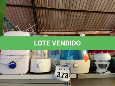 LOTE 373 - 01 LOTE C/ DIVERSOS UMIDIFICADORES DE AR. (NO ESTADO) ATENÇÃO! FAZER A VISITAÇÃO ANTES DE ARREMATAR, NÃO SABEMOS SE FUNCIONA. LEILÃO NÃO TEM GARANTIA E NEM DEVOLUÇÃO, SUJEITO A POSSÍVEIS AVARIAS VISÍVEIS/OCULTAS E/OU AUSÊNCIA DE COMPONENTES.