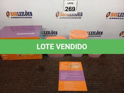 LOTE 269 - 01 CONJUNTO DE POTES DE PLÁSTICO C/ 12 UNIDADES (NOVO). (NO ESTADO) ATENÇÃO! FAZER A VISITAÇÃO ANTES DE ARREMATAR, NÃO SABEMOS SE FUNCIONA. LEILÃO NÃO TEM GARANTIA E NEM DEVOLUÇÃO, SUJEITO A POSSÍVEIS AVARIAS VISÍVEIS/OCULTAS E/OU AUSÊNCIA DE COMPONENTES.
