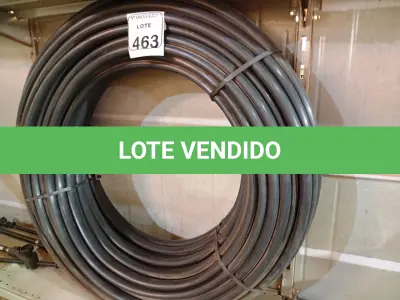 LOTE 463 - 01 ROLO DE  MANGUEIRA TUBO IRRIGAÇÃO 1 X 2,0 PRETO INDEX. (NO ESTADO) ATENÇÃO! FAZER A VISITAÇÃO ANTES DE ARREMATAR, NÃO SABEMOS SE FUNCIONA. LEILÃO NÃO TEM GARANTIA E NEM DEVOLUÇÃO, SUJEITO A POSSÍVEIS AVARIAS VISÍVEIS/OCULTAS E/OU AUSÊNCIA DE COMPONENTES.