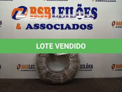 LOTE 292 - 01 ROLO DE FIO FLEXÍVEL 1X10,00MM NA COR PRETA. (NO ESTADO) ATENÇÃO! FAZER A VISITAÇÃO ANTES DE ARREMATAR, NÃO SABEMOS SE FUNCIONA. LEILÃO NÃO TEM GARANTIA E NEM DEVOLUÇÃO, SUJEITO A POSSÍVEIS AVARIAS VISÍVEIS/OCULTAS E/OU AUSÊNCIA DE COMPONENTES.