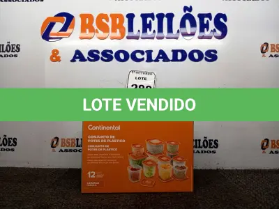 LOTE 288 - 01 CONJUNTO DE POTES DE PLÁSTICO C/ 12 UNIDADES (NOVO). (NO ESTADO) ATENÇÃO! FAZER A VISITAÇÃO ANTES DE ARREMATAR, NÃO SABEMOS SE FUNCIONA. LEILÃO NÃO TEM GARANTIA E NEM DEVOLUÇÃO, SUJEITO A POSSÍVEIS AVARIAS VISÍVEIS/OCULTAS E/OU AUSÊNCIA DE COMPONENTES.