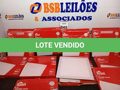 LOTE 345 - 10 LUMINÁRIAS DE LED PAINEL SLIM KIAN 18W 100-240V.  (NO ESTADO) ATENÇÃO! FAZER A VISITAÇÃO ANTES DE ARREMATAR, NÃO SABEMOS SE FUNCIONA. LEILÃO NÃO TEM GARANTIA E NEM DEVOLUÇÃO, SUJEITO A POSSÍVEIS AVARIAS VISÍVEIS/OCULTAS E/OU AUSÊNCIA DE COMPONENTES.