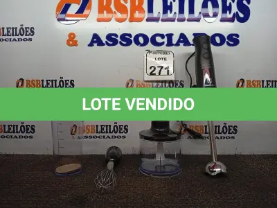 LOTE 271 - 01 MIXER ELECTROLUX EM INOX COR CINZA 110V (NOVO). (NO ESTADO) ATENÇÃO! FAZER A VISITAÇÃO ANTES DE ARREMATAR, NÃO SABEMOS SE FUNCIONA. LEILÃO NÃO TEM GARANTIA E NEM DEVOLUÇÃO, SUJEITO A POSSÍVEIS AVARIAS VISÍVEIS/OCULTAS E/OU AUSÊNCIA DE COMPONENTES.