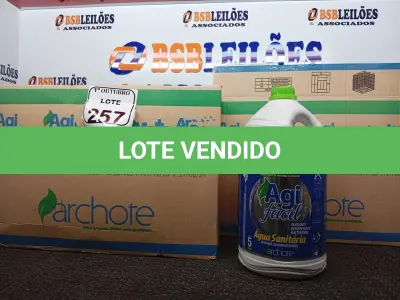 LOTE 257 - 02 CAIXAS DE ÁGUAS SANITÁRIA COM 03 UNIDADES EM CADA DE 5L CADA. (NO ESTADO) ATENÇÃO! FAZER A VISITAÇÃO ANTES DE ARREMATAR, NÃO SABEMOS SE FUNCIONA. LEILÃO NÃO TEM GARANTIA E NEM DEVOLUÇÃO, SUJEITO A POSSÍVEIS AVARIAS VISÍVEIS/OCULTAS E/OU AUSÊNCIA DE COMPONENTES.