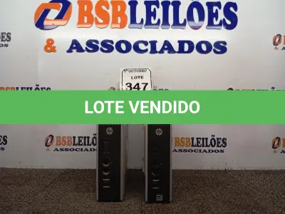 LOTE 347 - 02 MINI CPUS HP. (NO ESTADO) ATENÇÃO! FAZER A VISITAÇÃO ANTES DE ARREMATAR, NÃO SABEMOS SE FUNCIONA. LEILÃO NÃO TEM GARANTIA E NEM DEVOLUÇÃO, SUJEITO A POSSÍVEIS AVARIAS VISÍVEIS/OCULTAS E/OU AUSÊNCIA DE COMPONENTES.