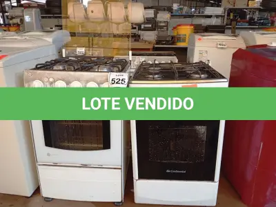 LOTE 525 - 01 FOGÃO GENERAL ELETRIC 04 BOCAS E 01 FOGÃO. (NO ESTADO) ATENÇÃO! FAZER A VISITAÇÃO ANTES DE ARREMATAR, NÃO SABEMOS SE FUNCIONA. LEILÃO NÃO TEM GARANTIA E NEM DEVOLUÇÃO, SUJEITO A POSSÍVEIS AVARIAS VISÍVEIS/OCULTAS E/OU AUSÊNCIA DE COMPONENTES.