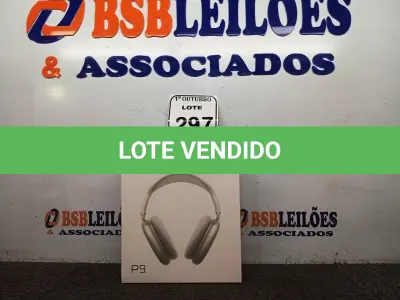 LOTE 297 - 01 HEADPHONE P9 COR BRANCA. (NO ESTADO) ATENÇÃO! FAZER A VISITAÇÃO ANTES DE ARREMATAR, NÃO SABEMOS SE FUNCIONA. LEILÃO NÃO TEM GARANTIA E NEM DEVOLUÇÃO, SUJEITO A POSSÍVEIS AVARIAS VISÍVEIS/OCULTAS E/OU AUSÊNCIA DE COMPONENTES.