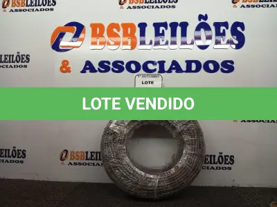 LOTE 294 - 01 ROLO DE FIO FLEXÍVEL 1X10,00MM NA COR PRETA. (NO ESTADO) ATENÇÃO! FAZER A VISITAÇÃO ANTES DE ARREMATAR, NÃO SABEMOS SE FUNCIONA. LEILÃO NÃO TEM GARANTIA E NEM DEVOLUÇÃO, SUJEITO A POSSÍVEIS AVARIAS VISÍVEIS/OCULTAS E/OU AUSÊNCIA DE COMPONENTES.