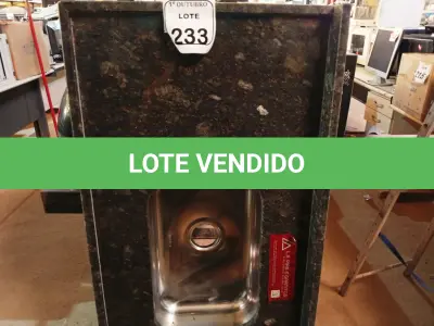 LOTE 233 - 01 PIA VERDE UBATUBA DE 1X20M. (NO ESTADO) ATENÇÃO! FAZER A VISITAÇÃO ANTES DE ARREMATAR, NÃO SABEMOS SE FUNCIONA. LEILÃO NÃO TEM GARANTIA E NEM DEVOLUÇÃO, SUJEITO A POSSÍVEIS AVARIAS VISÍVEIS/OCULTAS E/OU AUSÊNCIA DE COMPONENTES.