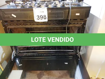 LOTE 398 - 01 FOGÃO MUELLER 05 BOCAS. (NO ESTADO) ATENÇÃO! FAZER A VISITAÇÃO ANTES DE ARREMATAR, NÃO SABEMOS SE FUNCIONA. LEILÃO NÃO TEM GARANTIA E NEM DEVOLUÇÃO, SUJEITO A POSSÍVEIS AVARIAS VISÍVEIS/OCULTAS E/OU AUSÊNCIA DE COMPONENTES.