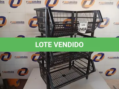 LOTE 240 - 03 CESTOS. (NO ESTADO) ATENÇÃO! FAZER A VISITAÇÃO ANTES DE ARREMATAR, NÃO SABEMOS SE FUNCIONA. LEILÃO NÃO TEM GARANTIA E NEM DEVOLUÇÃO, SUJEITO A POSSÍVEIS AVARIAS VISÍVEIS/OCULTAS E/OU AUSÊNCIA DE COMPONENTES.