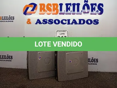 LOTE 347 - 02 MINI CPUS HP. (NO ESTADO) ATENÇÃO! FAZER A VISITAÇÃO ANTES DE ARREMATAR, NÃO SABEMOS SE FUNCIONA. LEILÃO NÃO TEM GARANTIA E NEM DEVOLUÇÃO, SUJEITO A POSSÍVEIS AVARIAS VISÍVEIS/OCULTAS E/OU AUSÊNCIA DE COMPONENTES.