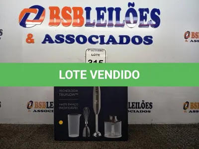 LOTE 315 - 01 MIXER ELECTROLUX EM INOX COR CINZA 110V. (NOVO). (NO ESTADO) ATENÇÃO! FAZER A VISITAÇÃO ANTES DE ARREMATAR, NÃO SABEMOS SE FUNCIONA. LEILÃO NÃO TEM GARANTIA E NEM DEVOLUÇÃO, SUJEITO A POSSÍVEIS AVARIAS VISÍVEIS/OCULTAS E/OU AUSÊNCIA DE COMPONENTES.