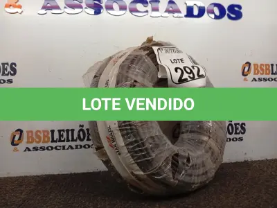 LOTE 292 - 01 ROLO DE FIO FLEXÍVEL 1X10,00MM NA COR PRETA. (NO ESTADO) ATENÇÃO! FAZER A VISITAÇÃO ANTES DE ARREMATAR, NÃO SABEMOS SE FUNCIONA. LEILÃO NÃO TEM GARANTIA E NEM DEVOLUÇÃO, SUJEITO A POSSÍVEIS AVARIAS VISÍVEIS/OCULTAS E/OU AUSÊNCIA DE COMPONENTES.