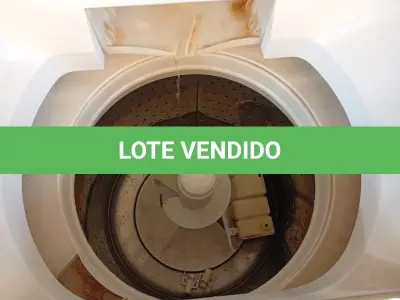 LOTE 523 - 01 MÁQUINA DE LAVAR ROUPAS BRASTEMP. (NO ESTADO) ATENÇÃO! FAZER A VISITAÇÃO ANTES DE ARREMATAR, NÃO SABEMOS SE FUNCIONA. LEILÃO NÃO TEM GARANTIA E NEM DEVOLUÇÃO, SUJEITO A POSSÍVEIS AVARIAS VISÍVEIS/OCULTAS E/OU AUSÊNCIA DE COMPONENTES.