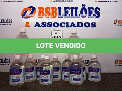 LOTE 395 - 12 POTES DE ÁLCOOL-GEL AVIV CLEAN DE 500ML CADA. (NO ESTADO) ATENÇÃO! FAZER A VISITAÇÃO ANTES DE ARREMATAR, NÃO SABEMOS SE FUNCIONA. LEILÃO NÃO TEM GARANTIA E NEM DEVOLUÇÃO, SUJEITO A POSSÍVEIS AVARIAS VISÍVEIS/OCULTAS E/OU AUSÊNCIA DE COMPONENTES.