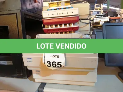 LOTE 365 - 05 IMPRESSORAS INCOMPLETAS MARCAS E MODELOS DIVERSOS. (NO ESTADO) ATENÇÃO! FAZER A VISITAÇÃO ANTES DE ARREMATAR, NÃO SABEMOS SE FUNCIONA. LEILÃO NÃO TEM GARANTIA E NEM DEVOLUÇÃO, SUJEITO A POSSÍVEIS AVARIAS VISÍVEIS/OCULTAS E/OU AUSÊNCIA DE COMPONENTES.
