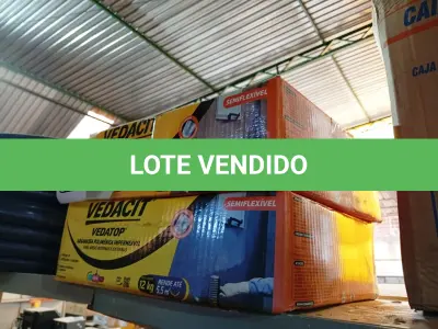 LOTE 446 - 02 CAIXAS DE VEDATOP ARGAMASSA POLIMÉRICA IMPERMEÁVEL 12KG. (NO ESTADO) ATENÇÃO! FAZER A VISITAÇÃO ANTES DE ARREMATAR, NÃO SABEMOS SE FUNCIONA. LEILÃO NÃO TEM GARANTIA E NEM DEVOLUÇÃO, SUJEITO A POSSÍVEIS AVARIAS VISÍVEIS/OCULTAS E/OU AUSÊNCIA DE COMPONENTES.
