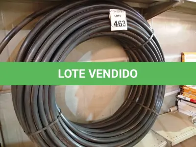 LOTE 463 - 01 ROLO DE  MANGUEIRA TUBO IRRIGAÇÃO 1 X 2,0 PRETO INDEX. (NO ESTADO) ATENÇÃO! FAZER A VISITAÇÃO ANTES DE ARREMATAR, NÃO SABEMOS SE FUNCIONA. LEILÃO NÃO TEM GARANTIA E NEM DEVOLUÇÃO, SUJEITO A POSSÍVEIS AVARIAS VISÍVEIS/OCULTAS E/OU AUSÊNCIA DE COMPONENTES.