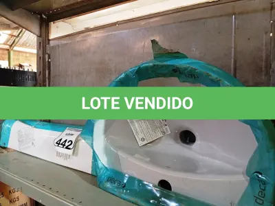 LOTE 442 - 01 CUBA DECA P/ LAVATÓRIO C/ COLUNA. (NO ESTADO) ATENÇÃO! FAZER A VISITAÇÃO ANTES DE ARREMATAR, NÃO SABEMOS SE FUNCIONA. LEILÃO NÃO TEM GARANTIA E NEM DEVOLUÇÃO, SUJEITO A POSSÍVEIS AVARIAS VISÍVEIS/OCULTAS E/OU AUSÊNCIA DE COMPONENTES.