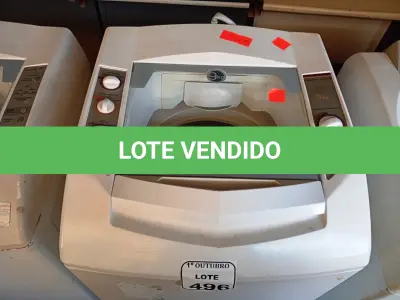 LOTE 496 - 01 MÁQUINA DE LAVAR ROUPAS BRASTEMP. (NO ESTADO) ATENÇÃO! FAZER A VISITAÇÃO ANTES DE ARREMATAR, NÃO SABEMOS SE FUNCIONA. LEILÃO NÃO TEM GARANTIA E NEM DEVOLUÇÃO, SUJEITO A POSSÍVEIS AVARIAS VISÍVEIS/OCULTAS E/OU AUSÊNCIA DE COMPONENTES.
